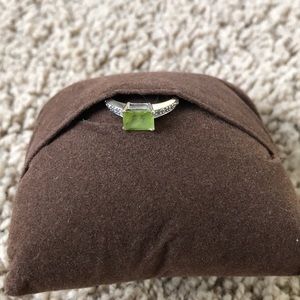 14K Gold Peridot Gemstone Ring